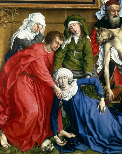 Descente de croix, vers 1435 (détail) - Rogier van der Weyden